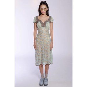 Anna Sui Silk Midi Dress